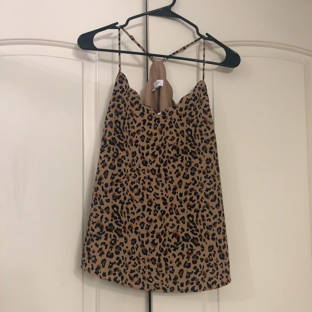 J. Crew Scalloped Hem Top